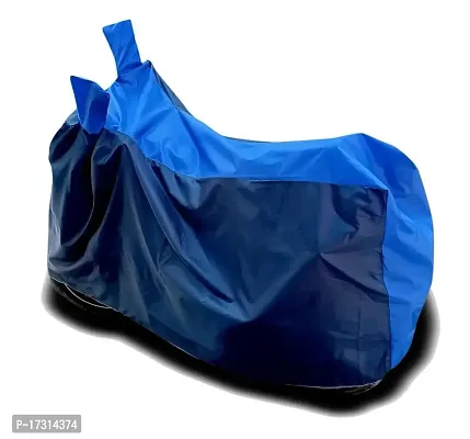 COVER MART- Motorcycle Bike Cover Compatible for Bajaj New Chetak Water Resistance Dustproof UV Protection Indor Outdor Parking with All Varients Full Body (Nevy and Blue Color)