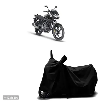 COVER MART- Motorcycle Bike Cover Compatible for Bajaj Pulsar 150 BS6 Water Resistance Dustproof UV Protection Indor Outdor Parking with All Varients Full Body (Black Color)