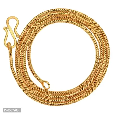 Stylish Gold Plated Pendant with Chain Daily use for Men Womens Girls-thumb4