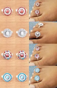 Adjustable Ethnic Women Toe Ring-thumb2