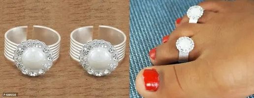 Traditional Adjustable Toe Rings For Girls / Women 1 Pair-thumb0