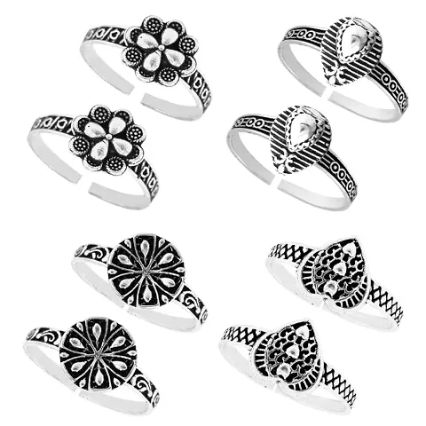 Ethnic Adjustable Toe Ring For Women