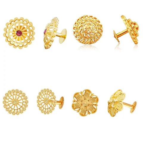 Multipack Gold Plated Traditional Earrings