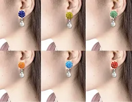 Stylish Stud Earrings For Women 6 Pair-thumb1
