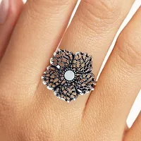 Brass Silver Plated Ring For Women and Girls-thumb1