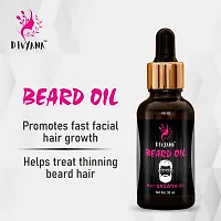 DIVYANA  Beard  Hair Growth Oil for thicker, longer beard | For patchy, uneven beard | Beard Oil for fast beard growth | Natural Hair Oil 30ml-thumb2