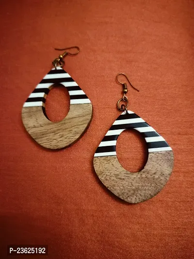 Trendy Wood Earring For Women