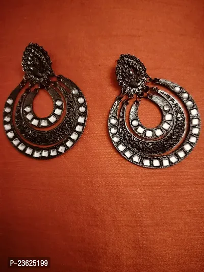 Trendy Alloy Chandbali Earring For Women