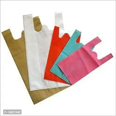 W Cloth Carry Bags with Sturdy Handle (16x20) Green/Red Set of 48-thumb0