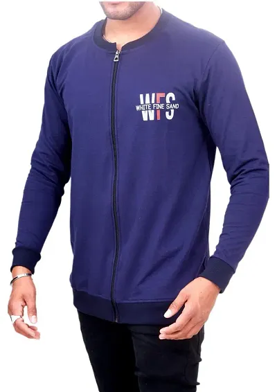 life dream Men's & Boys Full Sleeve Fashionable Warm Jackets for Winter- Cotton Navy Blue