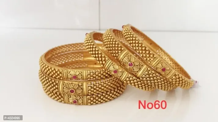 Mat Finish 6 pcs Bangle Set-thumb0