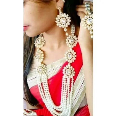 Wedding Special Alloy Stylish Jewellery Set