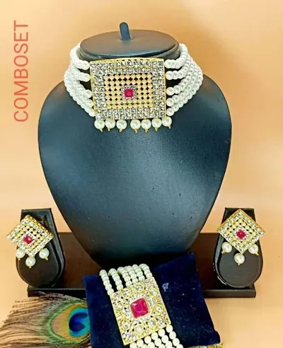 Pearl Jewellery Set For Women