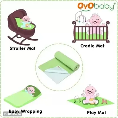 Fashion Miniis Anti-Piling Fleece Extra Absorbent Quick Dry Sheet for Baby, Baby Bed Protector, Waterproof Baby Sheet, Small Size 50x70cm-thumb3