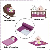 Fashion Miniis Anti-Piling Fleece Extra Absorbent Quick Dry Sheet for Baby, Baby Bed Protector, Waterproof Baby Sheet, Small Size 50x70cm-thumb2