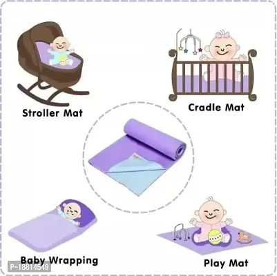 Fashion Miniis Anti-Piling Fleece Extra Absorbent Quick Dry Sheet for Baby, Baby Bed Protector, Waterproof Baby Sheet, Small Size 50x70cm-thumb3