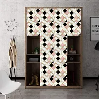 Designer Pink Black Vinyl Wall Stickers Waterproof Wallpaper 200 x 60 cm (2 meter)-thumb2