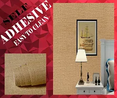 Designer Brown Vinyl Wall Stickers Waterproof Wallpaper 500 x 45 cm (5 meter)-thumb3