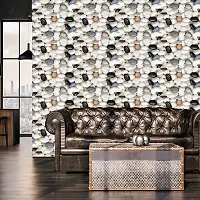 Designer White Vinyl Wall Stickers Waterproof Wallpaper 200 x 60 cm (2 meter)-thumb3