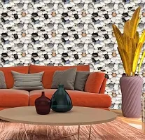 Designer White Vinyl Wall Stickers Waterproof Wallpaper 200 x 60 cm (2 meter)-thumb4