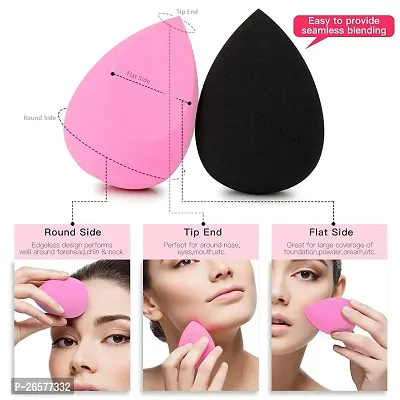 Face Makeup Combo kit Mini Matte Liquid Lipstick with liquid concealer with Beauty Blender-thumb4