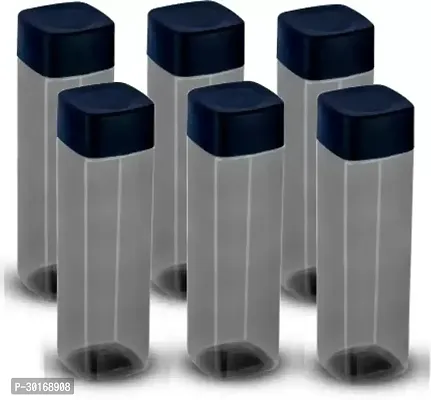 Elegant Plastic Water Bottle Pack Of 6