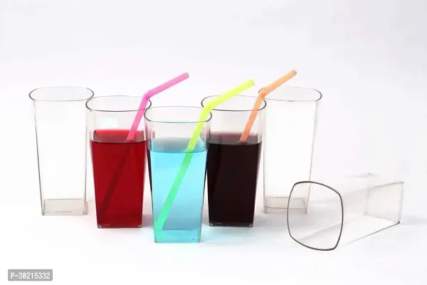 Plastic Unbreakable Glass Set Use For Water, Juice, Pack Of 8-thumb3