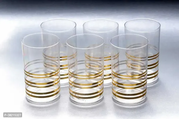 Plastic Unbreakable Glass Set Use For Water, Juice, Pack Of 6