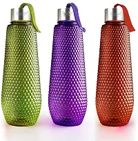 Useful Plastic Bubble Shape Water Bottles- Pack Of 6-thumb1