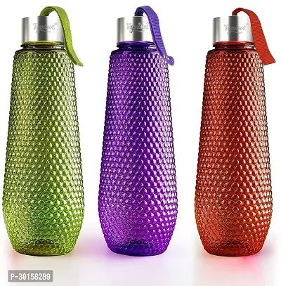 Useful Plastic Bubble Shape Water Bottles- Pack Of 6-thumb2