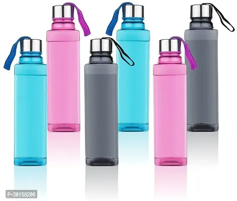 Useful Plastic Unbreakable And Leakproof Water Bottles- Pack Of 6