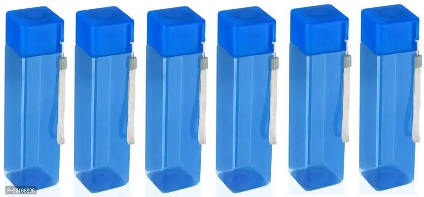 Elegant Plastic Water Bottle Pack Of 6