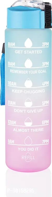 Useful Plastic Motivational Sipper Water Bottles