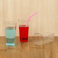 Plastic Unbreakable Glass Set Use For Water, Juice, Pack Of 8-thumb2