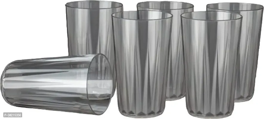 Plastic Unbreakable Glass Set Use For Water, Juice, Pack Of 6-thumb0