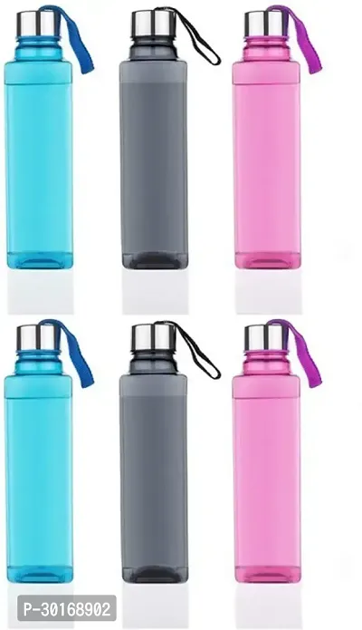 Elegant Plastic Water Bottle Pack Of 6-thumb0