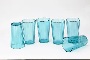 Plastic Unbreakable Glass Set Use For Water, Juice, Pack Of 6-thumb1