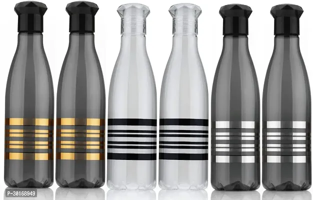 Elegant Plastic Water Bottle Pack Of 6-thumb0