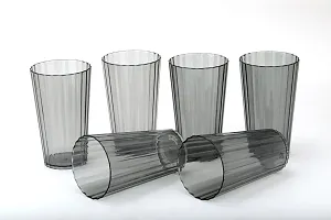 Plastic Unbreakable Glass Set Use For Water, Juice, Pack Of 6-thumb1