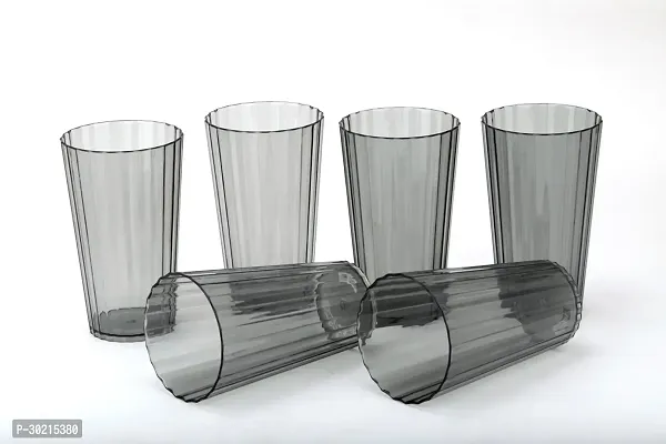 Plastic Unbreakable Glass Set Use For Water, Juice, Pack Of 6-thumb2