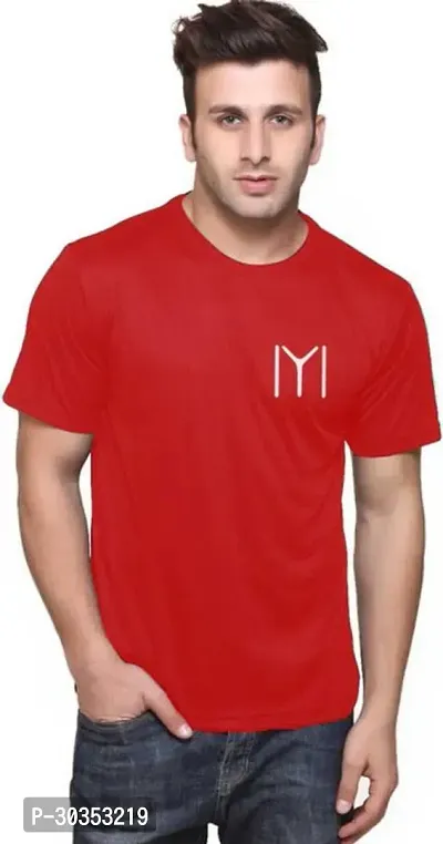 Ertugrul Gazi Men T-shirt Men Solid Round Neck Pure Cotton Red T-Shirt-thumb0