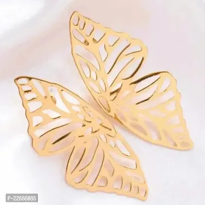 Hollow butterfly  wings studs earrings-thumb0