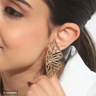 Hollow butterfly  wings studs earrings-thumb2