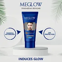 Meglow Face Cream Combo Pack of 2 for Men, 50g - Brightening Essence Technology Mild Aloe Vera Fragrance | SPF 15 | Paraben Free | Vitamin E | Aloevera Extracts Helps to Brightening  Moisturize Skin-thumb3