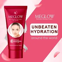 Meglow Skincare Combo Pack of 3- Premium Fairness Cream for Women 50g with Aloevera and Vitamin E | Instant Glow Facewash 70g for Skin Brigtening | Orange Peel and Reveal Face Mask 70g with Natural Ingredients | Paraben Free | For Soft and Smooth Skin-thumb3