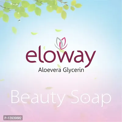 Eloway Aloevera Glycerin Beauty soap 3 (100g) and Aloevera Gel (100g) For Moisturized and Glowing Skin Combo Pack of 4-thumb4