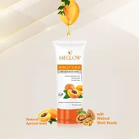 Meglow Apricot Scrub 70g Each, Pack of 3 ndash; Paraben Free Formula || Enriched with Natural Apricot Extracts, Vitamin E and Aloe Vera Extract || Remove Dead Skin Cells || All Skin Type || Helps to Make Skin Smooth and Radiant-thumb2