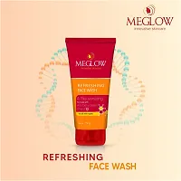 Meglow Refreshing Face Wash with a Rejuvenating Formula with Anti Dehydration Shield || Suitable for All Skin Type || Helps to Soft, Smooth and Refreshed Skin 70g Each - Pack of 3 ( Men  Women )-thumb4