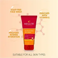 Meglow Refreshing Face Wash with a Rejuvenating Formula with Anti Dehydration Shield || Suitable for All Skin Type || Helps to Soft, Smooth and Refreshed Skin 70g Each - Pack of 3 ( Men  Women )-thumb3