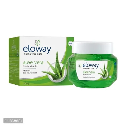 Eloway Aloevera Moisturising Gel For Skin Nourishment 100g Each Pack of 3-thumb0